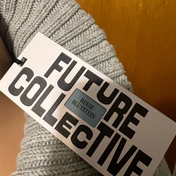 NWT Future Collective Reese BluntStein Zip-Up Cardigan Sweater - Picture 2 of 9